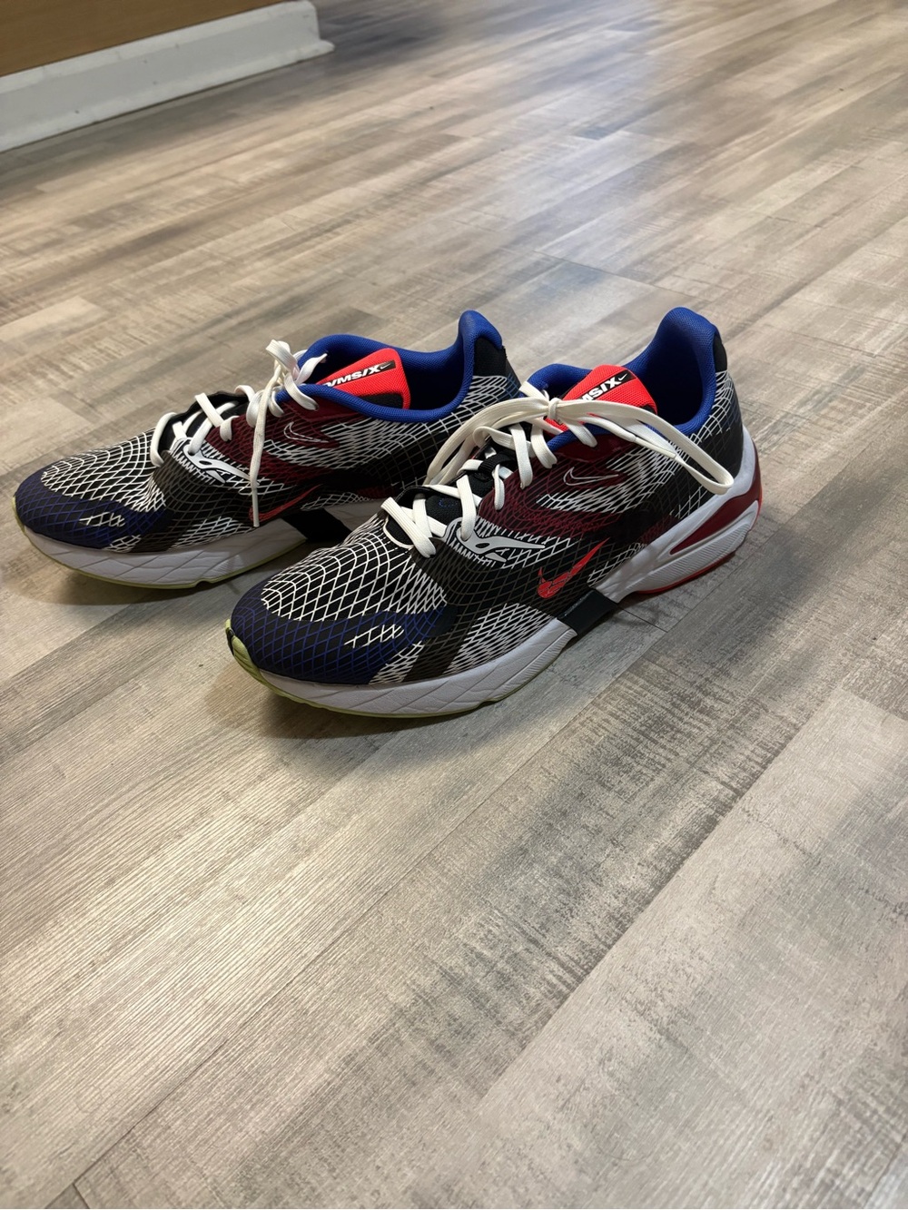 Nike Ghoswift D/MS/X Black/Bright Crimson/Deep Royal Blue/White 2019 Size 12
